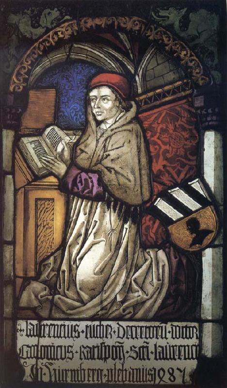 Albrecht Durer Provost Lorenz Tucher at the Prayer Bench oil painting image
